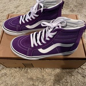 Vans Kids Sk8 hi zip size 3.0